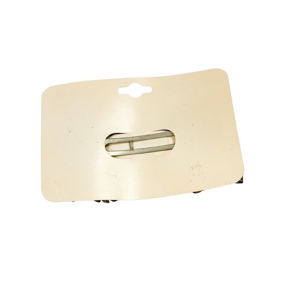 Vintage 80s Gold Scrunchie Hair Barrette Clip- Illuminations Hair Wear- NOS - Picture 4 of 5